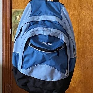 Unisex blue backpack